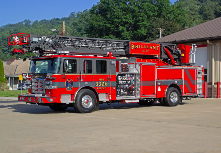 Brilliant Fire Department adds new ladder truck to fleet